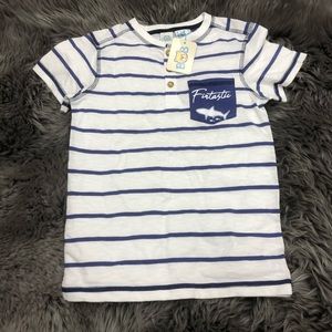 BOB | Boys ‘Fintastic’ Shirt | Blue & White | Size 7